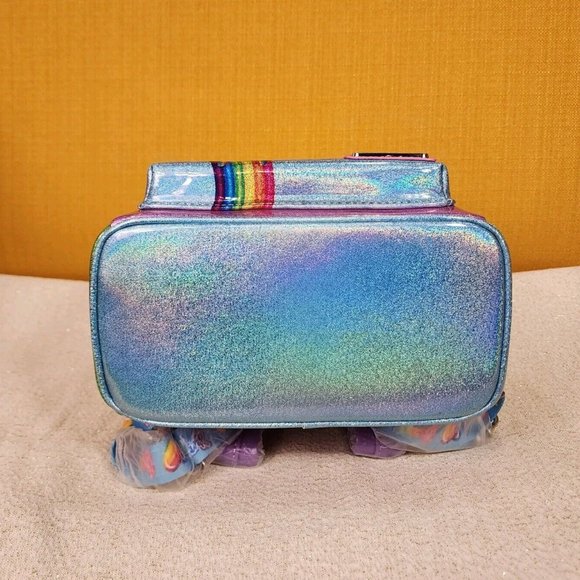 Loungefly | Bags | Loungefly Lisa Frank Color Block Holographic Glitter ...